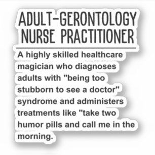 Adesivo Enfermeiro Adulto-Gerontológico