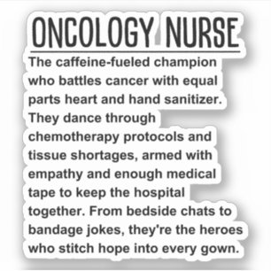 Adesivo Enfermeiro de Oncologia