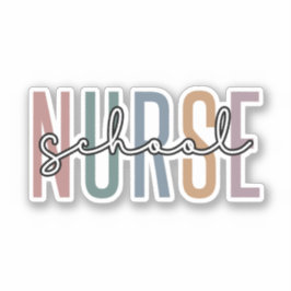 Adesivo Enfermeiro escolar | Enfermeiro escolar RN present