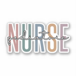 Adesivo Enfermeiro Pediátrico | Enfermeiro PICU Enfermeiro