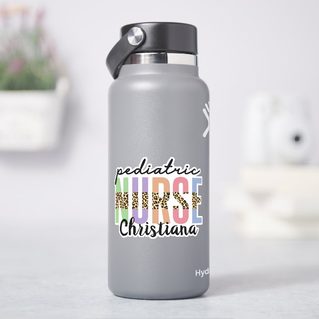 Adesivo Enfermeiro Pediátrico Personalizado | Enfermeiro D (HidroFlask)