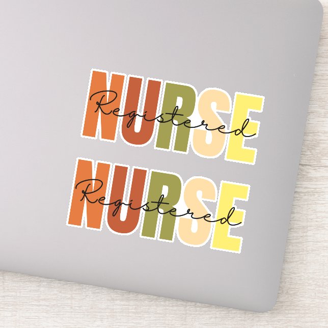 Adesivo Enfermeiro Registrado (Detalhe)