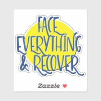 Enfrentar Tudo E Recuperar Slogan De 12 Etapas