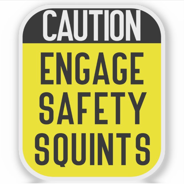 Adesivo engage Safety Squints (Frente)