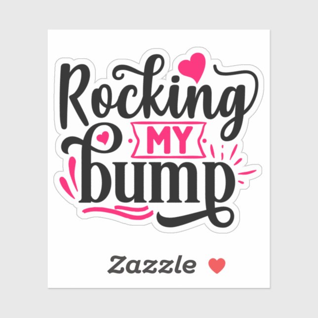 Adesivo Enganando meu Bump, gravidez engraçada (Folha)