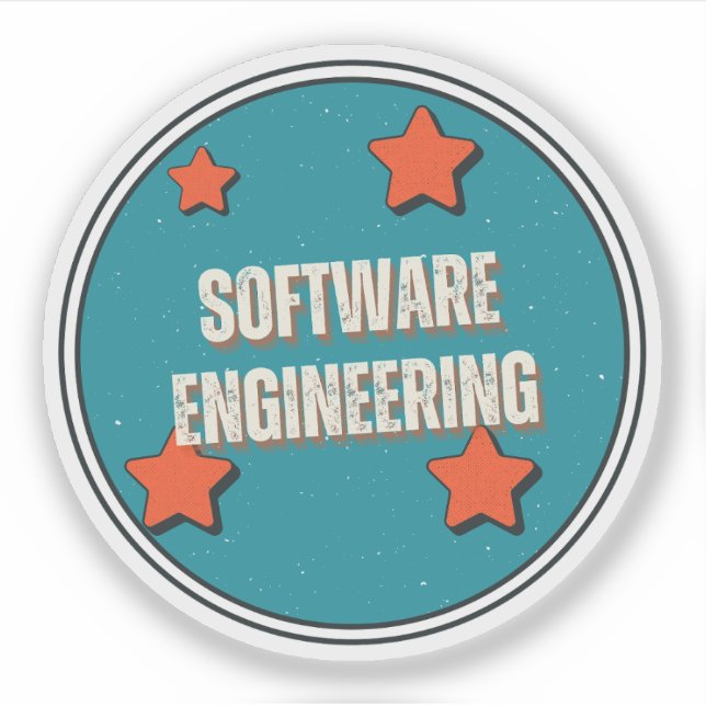 Adesivo Engenharia de Software (Frente)