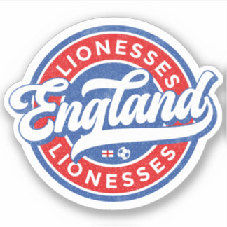 Adesivo England Lionesses Soccer Badge Round