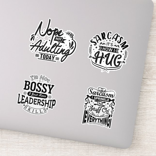 Adesivo Engraçado Adulto Bonito Adulto Adulto (Detalhe)