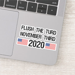 Adesivo Engraçado Anti-Trump 2020 Eleições