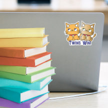 Engraçado, Bonito Kawaii Twin Cats - Apresentação 