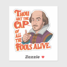 Adesivo Engraçado Citação de Humor Insultante Sass Colorid