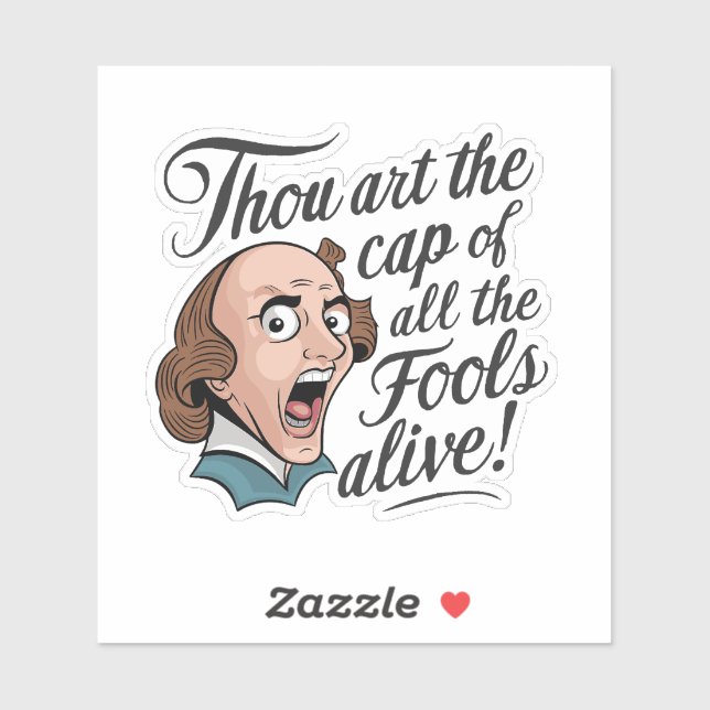 Adesivo Engraçado Citação Insultante Sass Humor (Folha)