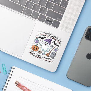 Adesivo Engraçado Clássico do Halloween Engraçado, Cota Di