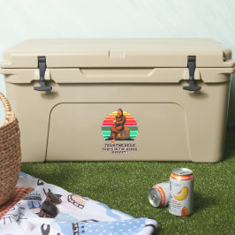 Adesivo Engraçado Pé Grande É O Urso Poops na Floresta