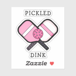 Adesivo Engraçado Pickleball Pun