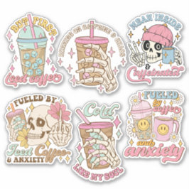 Adesivo Engraçado Quote Engraçado Vinil Sticker Pack