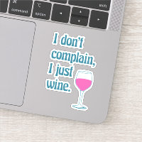 Engraçado trocadilho dizendo para amantes de vinho