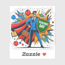 Adesivo Ensinar É Minha Superpotência Engraçada Apreciação