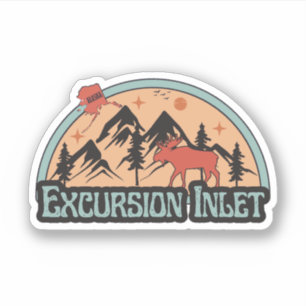 Adesivo Entrada de Excursão, Alaska Sticker