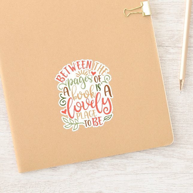 Adesivo Entre As Páginas De Ideias De Livro (Notebook)
