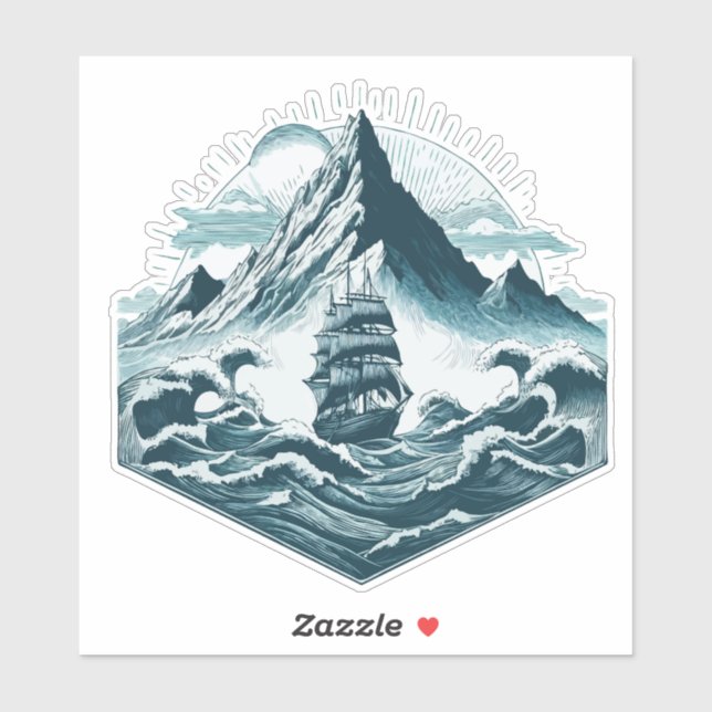 Adesivo Entrega à vela (Folha)