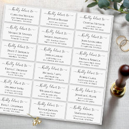 Adesivo Entregar para Script de Endereço Convidado de Casa