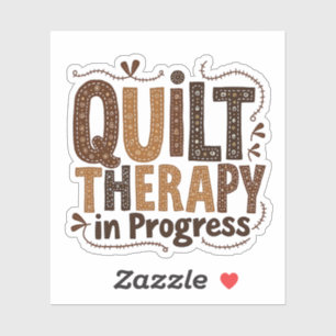 Adesivo Entusiastas do Artesanato de costura da Terapêutic