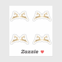 Adesivo Envelope de Natal das Férias de Cerveja no inverno