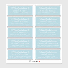 Adesivo Enviar para Script de Endereço de Convidado Azul