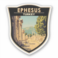 Ephesus Turkey Viagem Art Vintage
