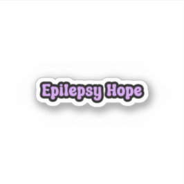 Adesivo Epilepsia Esperança Consciência da Epilepsia Roxa