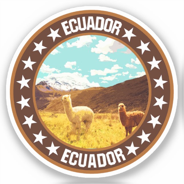 Adesivo Equador (Frente)