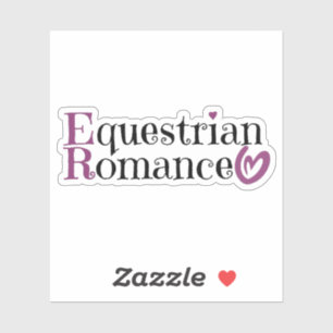 Adesivo Equestrian Romance Sticker