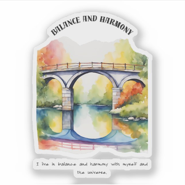 ADESIVO EQUILÍBRIO E HARMONIA (Frente)