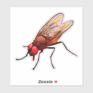 Adesivo Equipamento de banheiro para sanita de mosca