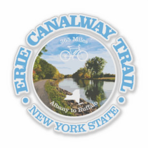 Adesivo Erie Canalway Trail (ciclismo c)