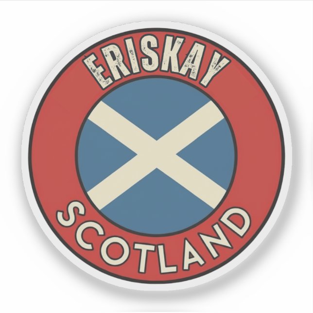 Adesivo Eriskay, Escócia (Frente)