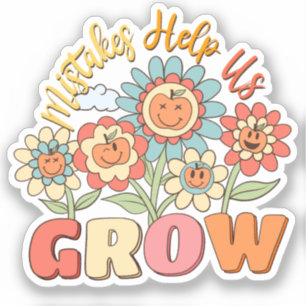 Adesivo Erros Nos Ajudam A Crescer