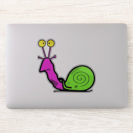 Adesivo esboço legal de caracol v4