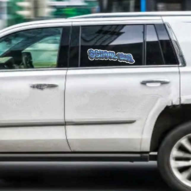 Adesivo Escola Bluz-3DII (This School Bluz-3DII Vinyl Sticker, signifies, the busy year ahead!)