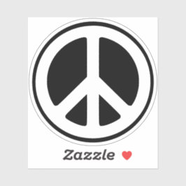 Adesivo Escolha Cores Símbolo da Paz Círculo