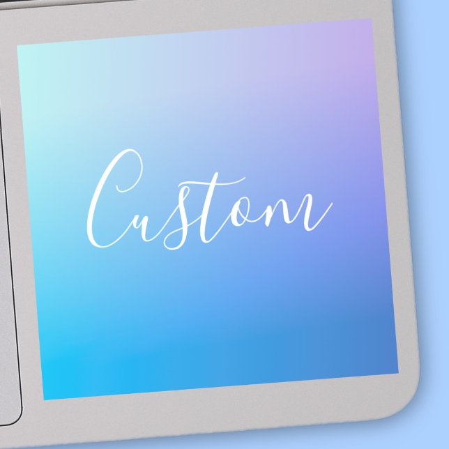 Adesivo Escrevendo de Script Editável Moderno | Colorida O (Criador carregado)