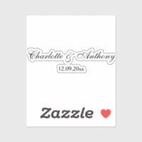 Escrita Elegante de Casamento - Criativo Branco Ne