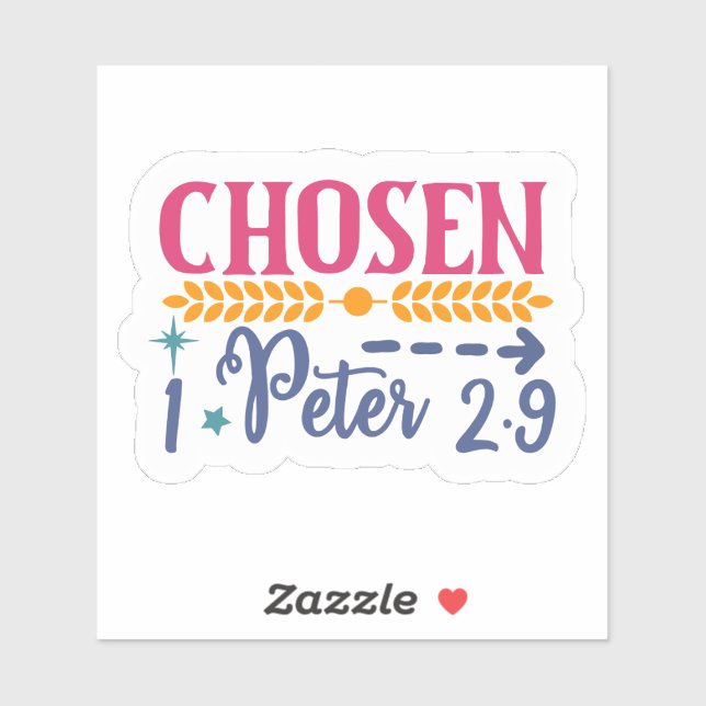 Adesivo Escrito de uma forma estilizada (Folha)