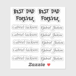 Adesivo Escrito Itálico de Cuta Elegante - nome personaliz