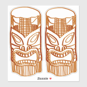 Adesivo Escultura Dourado Thunder_Cove de Tiki