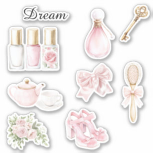 Adesivo Esmalte Floral Rosa Rosa Bonito