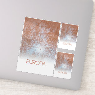 Adesivo Espaço Exterior, Cosmos, Sistema Solar, Lua Europa