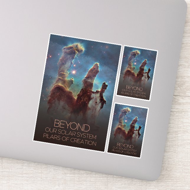 Adesivo Espaço Exterior, Galáxia, Via Látea, Pilares De Cr (Detalhe)