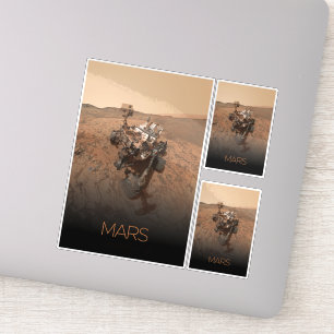 Adesivo Espaço Exterior, Sistema Solar, Marte Planeta, Cur